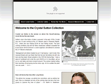 Tablet Screenshot of crystalleesutton.com